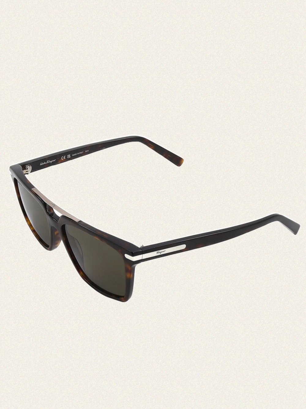 Salvatore Ferragamo SF1037S Tortoise Square Sunglasses - Picture 4 of 11